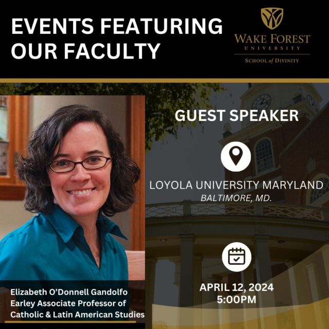 Stay CONNECTED as our faculty hit the road to share their knowledge.

For more information on our acclaimed faculty, visit divinity.wfu.edu/academics/faculty/

#WakeDivOnTheRoad
